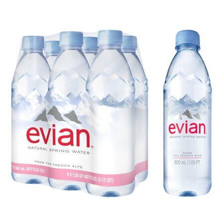 Evian Natural Spring Water